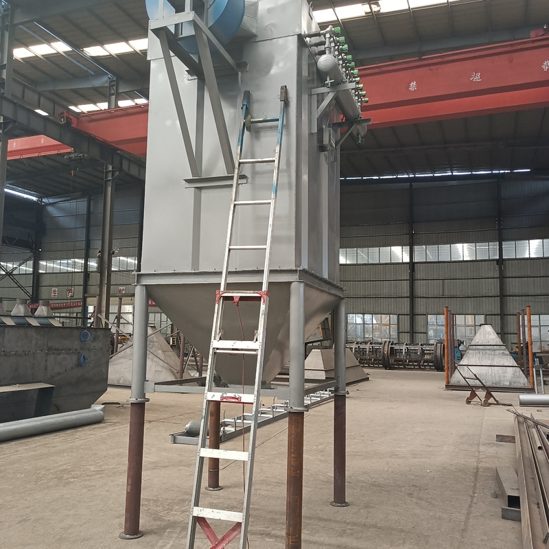 Filtre à manches industriel à jet d'impulsion pour installation de séchage rotative