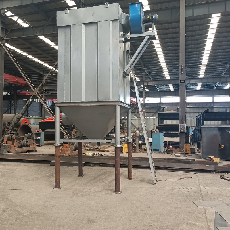 Filtre à manches industriel à jet d'impulsion pour installation de séchage rotative