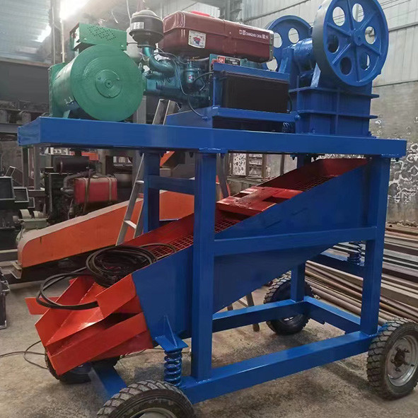 Puissance de extraction de moteur diesel ou de moteur de petite de mobile de mâchoire machine portative de broyeur