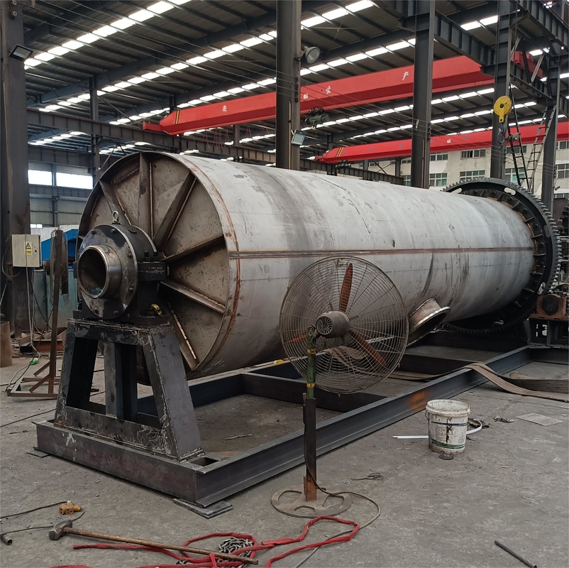 Moulin à billes de meulage par lots en acier inoxydable 310S 1-30 t/h avec cadre en acier structural