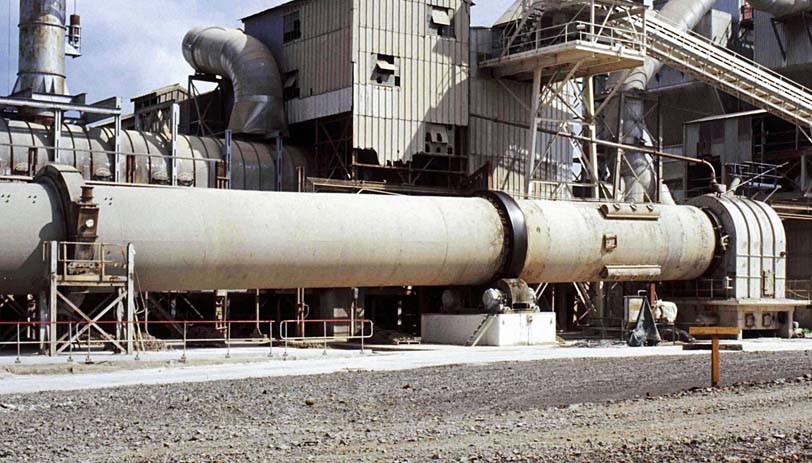 Matériaux Réaction Incinérateur de type four rotatif de 5 à 45 t/h Capacité
