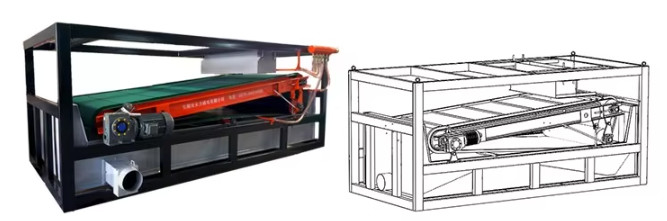 séparateur magnétique à gradient élevé pour minerai magnétique faible et minerai non magnétique