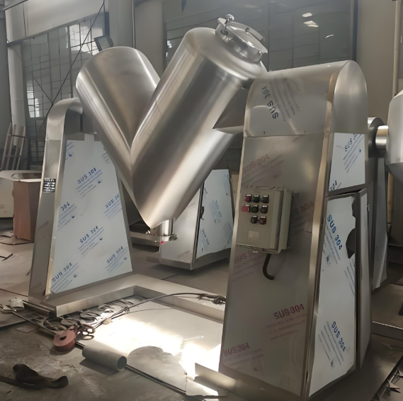 Mélangeur à poudre de type V en acier inoxydable (SS) - Capacité de 10 à 1000L
