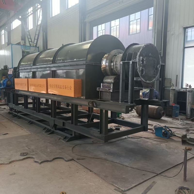 Four rotatif à chauffage électrique indirect pour traitement thermique à haute température (1050°C) avec capacité personnalisable