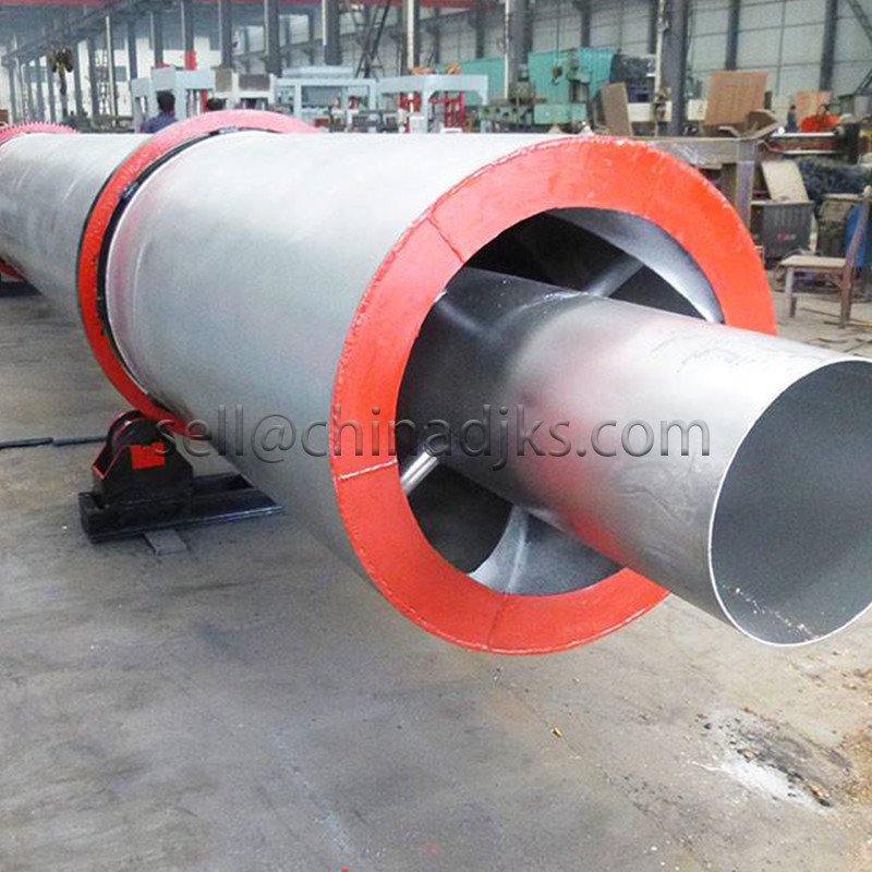 Type humide double Shell Rotary Drum Dryer 25TPH pour le sable de silice