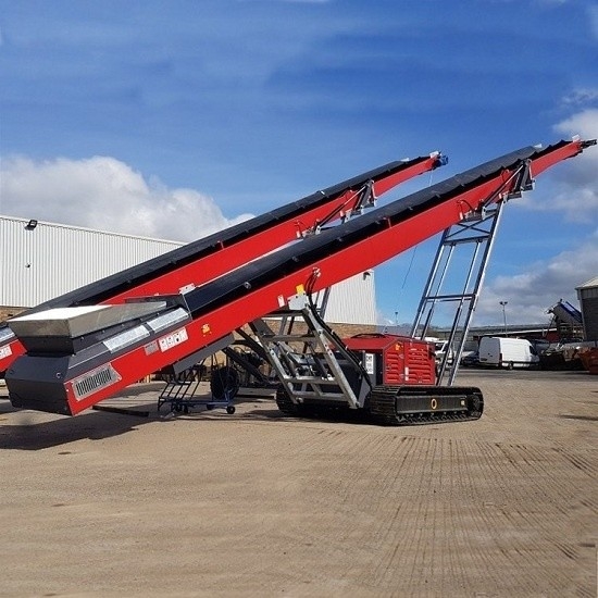 Chenille 20-1500T/H ou convoyeur mobile monté par camion pour l'usine concasseuse en pierre