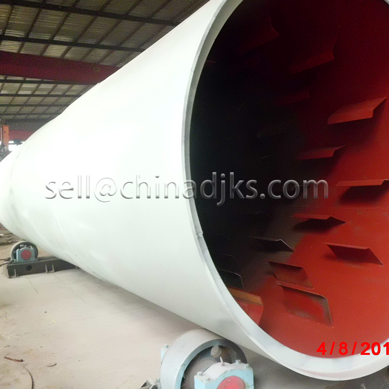 Dessiccateur rotatoire de sable de silice des machines de séchage rotatoires de monopasse ou de passage triple
